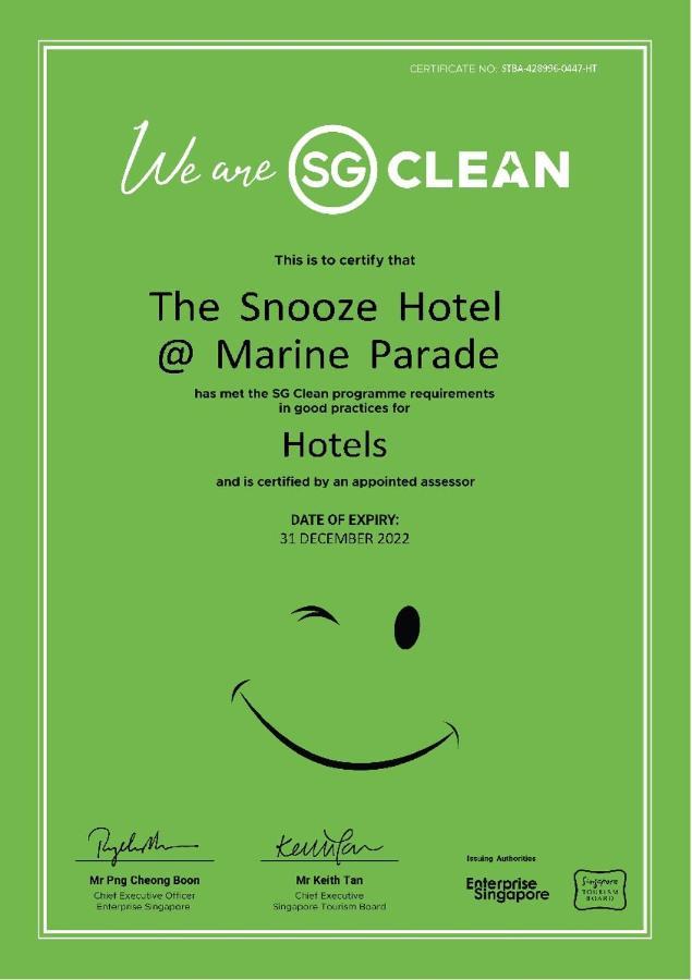 The Snooze Hotel Marine Parade Singapore Exterior foto